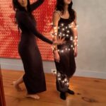 Padma Lakshmi Instagram - It’s getting festive in here! #christmasdecor #trimthetree #familybonding #littlehands #christmaslights #funnyreels