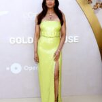 Padma Lakshmi Instagram - What an honor to be recognized by my Asian peers with the Gold Legend award. This night felt surreal! What a coup to work with @chef.vijayakumar to serve our home cooking at such a wonderful fancy gala. Rather than the regular meat and potatoes we had idlis and sambar to start, and for the main we served meen moilee with basmati rice. Simple, elegant and so delicious. The curry leaves from the whole dinner were from my stepdad ’s farm @prasads_curry_leaf. Growing up, I wish I had had something like Gold House. I have always felt like I had to translate who I was and explain my culture. And that can sometimes feel lonely. But I don’t feel that anymore, I feel like Gold House has given me the community I’ve always longed for. A special thank you to @cartier and @cinqasept for my gorgeous jewels and dress. I’m humbled and honored to be a part of @goldhouseco and to have finally found my squad! @kimchi_chic @goldhouseco @alokvmenon @bingchen @chef.vijayakumar @rupikaur_ @poornagraphy @chefmelissaking @cartier Photos by: Jon Kopalof Rodin Eckenroth Tommaso Boddi @kanyaiwana