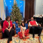 Padma Lakshmi Instagram - Onesie mania Chez Lakshmi this Christmas!!
