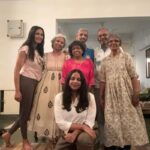 Padma Lakshmi Instagram - It feels crazy that I flew to India for two days but it was worth it. I spoke at the #apblive #ideasofindia summit and I’m very grateful to have been invited. Growing up I never felt Indian enough when I went to be with family there and never American enough when I was in the US. It felt so good to be accepted just for who I am by that crowd of attendees. Several men came up to me and said they were going to show their daughters my talk. That made me feel really good. In the end I also couldn’t of course resist the pull of home and family. I went back to my granny’s old house, the place we all grew up in Chennai, or Madras as I still call it. The cool green marble tile was still there. The big styrax tree with crows cawing incessantly outside, the sad little white owl still crouching above my bedroom window at night. I ate dosas, thayir sadam, and vethakozumbu, relishing every bite with my oily fingers. So nourishing to be back in the bosom of my family, even just for a few hours. My aunt Banu digitized old tapes of us all singing carnatic songs including a 3 yr old me singing in Malayalam. Something I couldn’t do today. I may not have grown up knowing my real father but I was amply parented by all these lovely folks who made me feel wanted and cared for. What every child should have. I’m flying back now, but my heart is still there and in my ears the laughter of my uncles and aunts still echos.