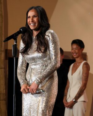 Padma Lakshmi Instagram - What an incredible honor to receive the TIME Impact Award last night. Thank you so much @time !!

#ayearintime #glam #redcarpet #awardseason #time100impactawards