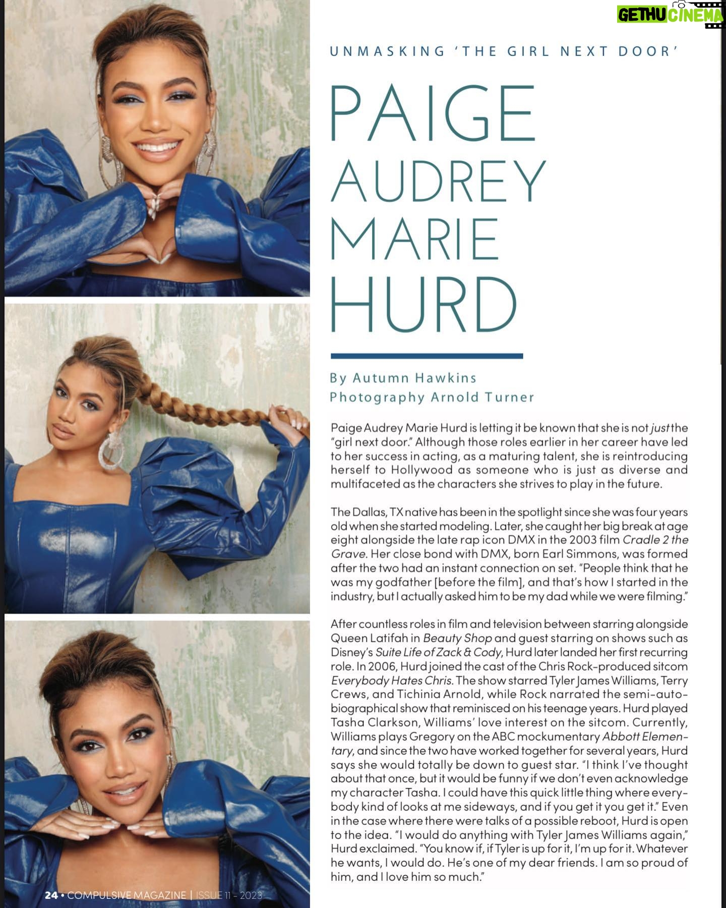 Paige Hurd Instagram - well hi, My first (ever) Cover for @compulsivemagazine is on stands today ! 🖤  Cover Team @___autumnrayne @arnoldshoots 
@iamsoleb
@bless4lessboutique @angiehairstyles
@glaramakeup @cmaent