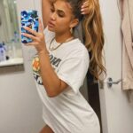 Paige Hurd Instagram – word of the day: mango .
“Sis let that 🥭 “