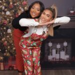 Paige Hurd Instagram - everyone else was busy with their lovers & kids for the holiday…So you get me and mori Merry Christmas from the last single childless ho ho ho’s of the family 🎄🎄🎄 #sike #aintnohojustsingle