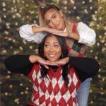 Paige Hurd Instagram - everyone else was busy with their lovers & kids for the holiday…So you get me and mori Merry Christmas from the last single childless ho ho ho’s of the family 🎄🎄🎄 #sike #aintnohojustsingle