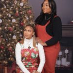 Paige Hurd Instagram - everyone else was busy with their lovers & kids for the holiday…So you get me and mori Merry Christmas from the last single childless ho ho ho’s of the family 🎄🎄🎄 #sike #aintnohojustsingle