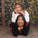 Paige Hurd Instagram - everyone else was busy with their lovers & kids for the holiday…So you get me and mori Merry Christmas from the last single childless ho ho ho’s of the family 🎄🎄🎄 #sike #aintnohojustsingle