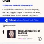 Paloma Faith Instagram – Omg I’m crying !! Thank you everyone it means so so much. More than I can say that a woman of 42, 6 albums in, parenting alone, paying for the consequences of choosing her own happiness over conventional norms can achieve this and I am so grateful to everyone who downloaded it. Thank you for listening , thank you for feeling and thank you for doing something that defies the rule books…. This is monumental 

#feminism #palomafaith #relationshipadvice #ageism #numberone