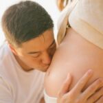 Pamela Bowie Instagram - Our little peanut is 20 weeks 🥜👶🏻🤍