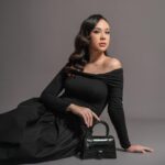 Pamela Bowie Instagram - Classic @balenciaga 🖤 Styled by @imeldaimew Brushed by @nooibeauty