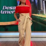 Pamela David Instagram - @unloboblanco el mega pantalón , me encantó el look @nacha_gama #makeup #peinado @basilia_accesorios el brazalete