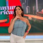 Pamela David Instagram - #gracias #milook #topdejean #top @deniim_west 💣💣💣💣💣 #makeup 💄 #peinado 💇🏻‍♀️ #vestuario 👗@nacha_gama 🥰 #accessories @basilia_accesorios 💫💫 #moda #lookdeviernes #tendencia Vieron un top más canchero?