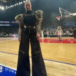 Pamela El Kik Instagram - An NBA to remember 🏀 #etihadarena #nbaabudhabi #dallasmavericks #minesottatimberwolves