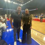 Pamela El Kik Instagram - An NBA to remember 🏀 #etihadarena #nbaabudhabi #dallasmavericks #minesottatimberwolves