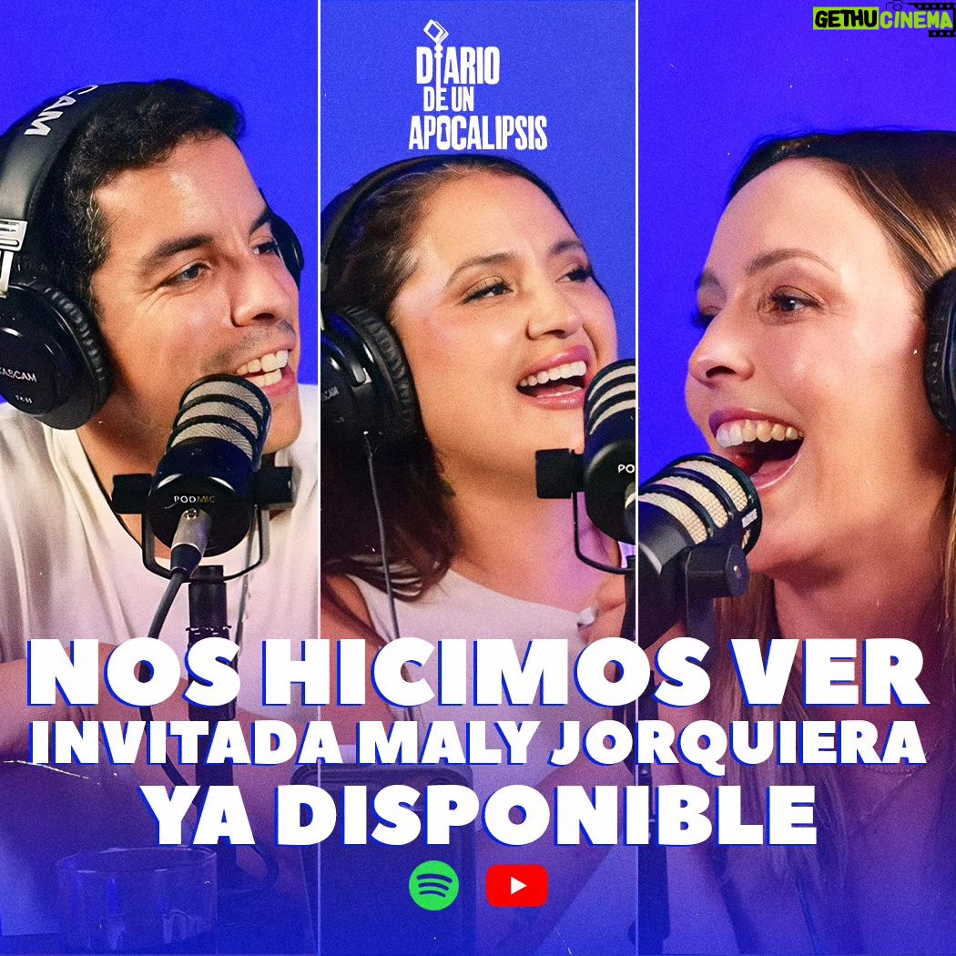 Pamela Leiva Instagram - Gente queridaaa!!! YA ESTÁ DISPONIBLE el segundo capítulo de la nueva temporada de su podcast favorito "Diario de un Apocalipsis" y con una invitada de lujo ❤️ Porque tuvimos nuestro primer crossover con un podcast amigo y nos acompañó nuestra querida amiga @malyjorquiera del podcast "Hazte Ver" y lo pasamos tan biennn 😄 Así que esperamos que disfruten el capítulo recuerden suscribirse al canal de youtube de nuestra nueva casa productora @queseproduce compartan con sus amigos yyyy PONGALE PLAY!!! 😃👏