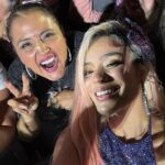 Pamela Leiva Instagram - Está noche queda en mi corazón 🌸💖🇨🇱 gracias @karolg por ser tanta inspiración para todas. Esta foto es por mí y por todas las Bichotas de Chile🌸🙌🏾✨.