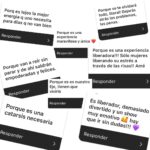 Pamela Leiva Instagram - EL SPN SE VIENE CON TODO, Y DURANTE JUNIO ESTAREMOS DE ARICA A PUNTA ARENAS LITERALMENTE 🤣🤣. Chiquillas era mi sueño recorrer todo Chile con el Solo Para nosotras y lo estoy cumpliendo 🥹. Esto es solo gracias a ustedes🩷🌸. En la última foto algunas hermanas les dejan las razones por las cuales deberían vivir esta experiencia🤭 . ⭐️Recuerden que pueden encontrar toda la información de fechas y ciudades en mi página web: www.pamelaleiva.cl ¿A quienes veo en los próximos shows 🥳😍?
