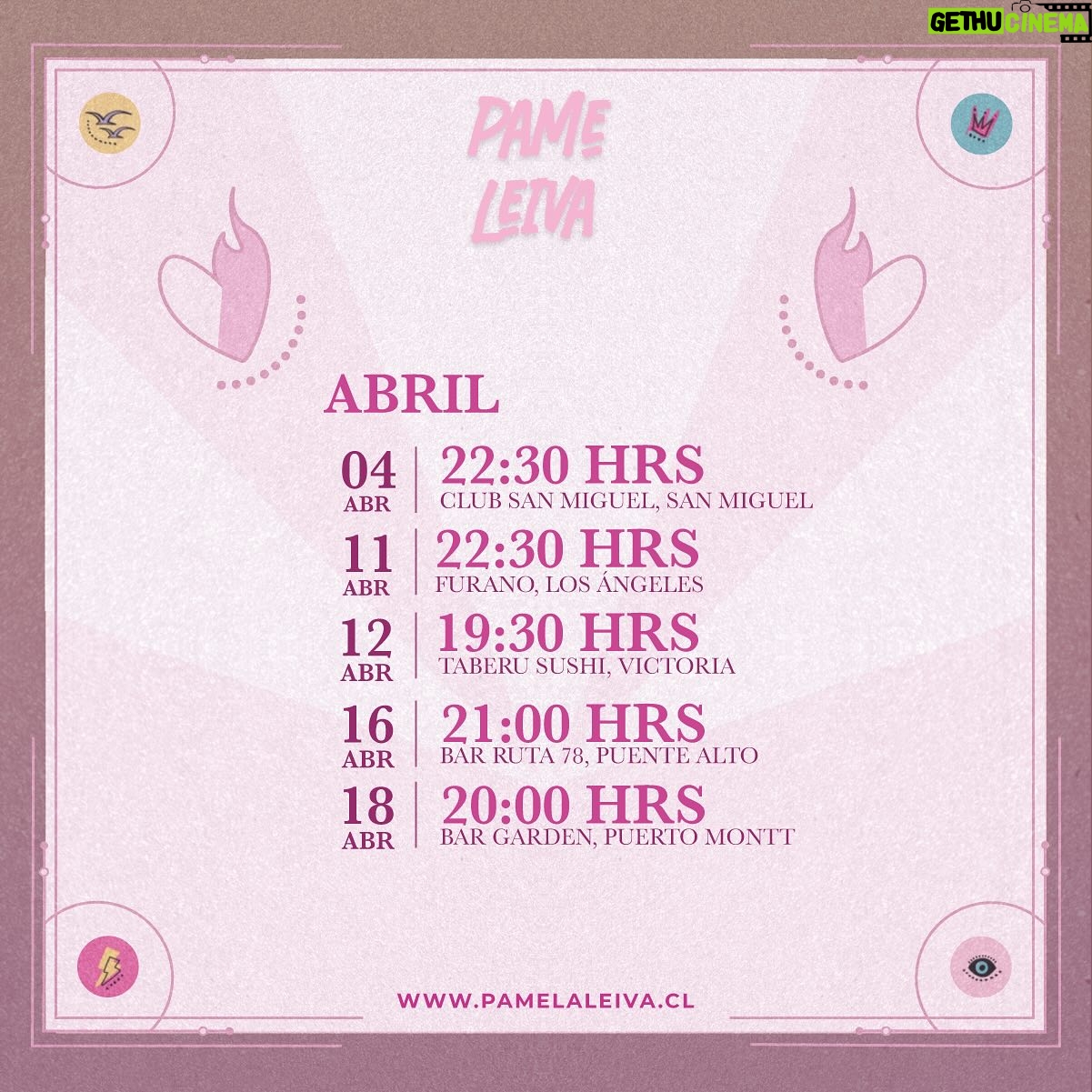 Pamela Leiva Instagram - Amoras mías estoy muy contenta porque ¡YA ESTÁN DISPONIBLES LAS NUEVAS FECHAS DEL SHOW SOLO PARA NOSOTRAS🔥🩷🔥! Vamos a visitar varios lugares de nuestro Chile querido y solo espero que podamos vivir un experiencia inolvidable ❤️🔥🫶🏼. ⚡️ Recuerden que pueden comprar a través de pamelaleiva.cl Quiero saber quienes ya compraron entradas y de donde son 🫢 Las leo 🤩