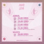 Pamela Leiva Instagram - Amoras mías estoy muy contenta porque ¡YA ESTÁN DISPONIBLES LAS NUEVAS FECHAS DEL SHOW SOLO PARA NOSOTRAS🔥🩷🔥! Vamos a visitar varios lugares de nuestro Chile querido y solo espero que podamos vivir un experiencia inolvidable ❤️‍🔥🫶🏼. ⚡️ Recuerden que pueden comprar a través de pamelaleiva.cl Quiero saber quienes ya compraron entradas y de donde son 🫢 Las leo 🤩