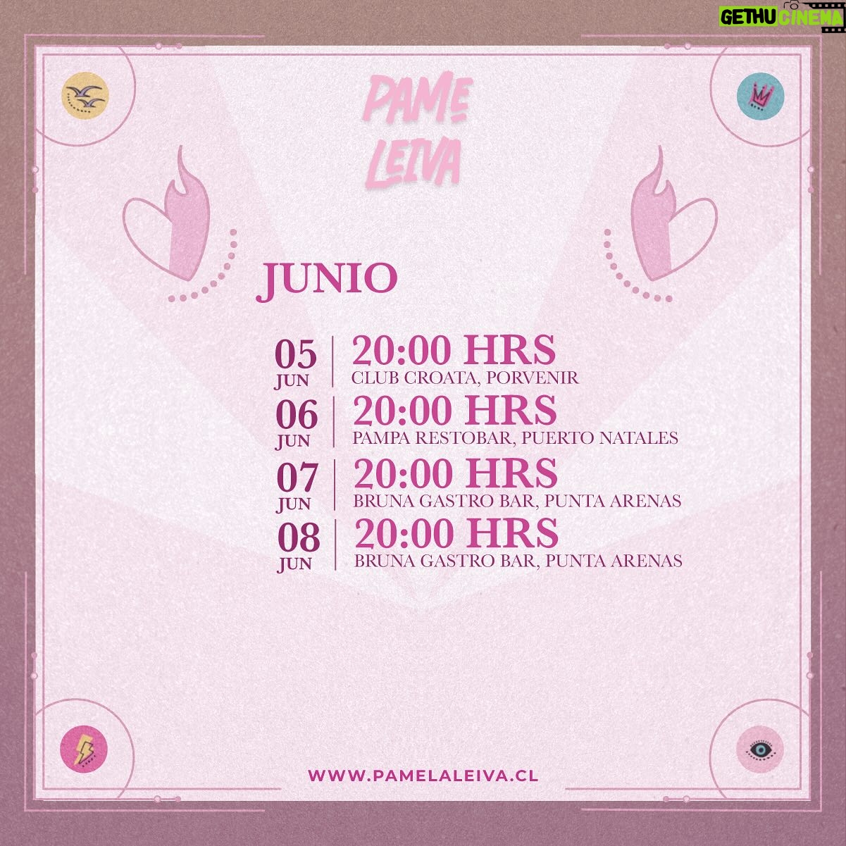 Pamela Leiva Instagram - Amoras mías estoy muy contenta porque ¡YA ESTÁN DISPONIBLES LAS NUEVAS FECHAS DEL SHOW SOLO PARA NOSOTRAS🔥🩷🔥! Vamos a visitar varios lugares de nuestro Chile querido y solo espero que podamos vivir un experiencia inolvidable ❤️🔥🫶🏼. ⚡️ Recuerden que pueden comprar a través de pamelaleiva.cl Quiero saber quienes ya compraron entradas y de donde son 🫢 Las leo 🤩