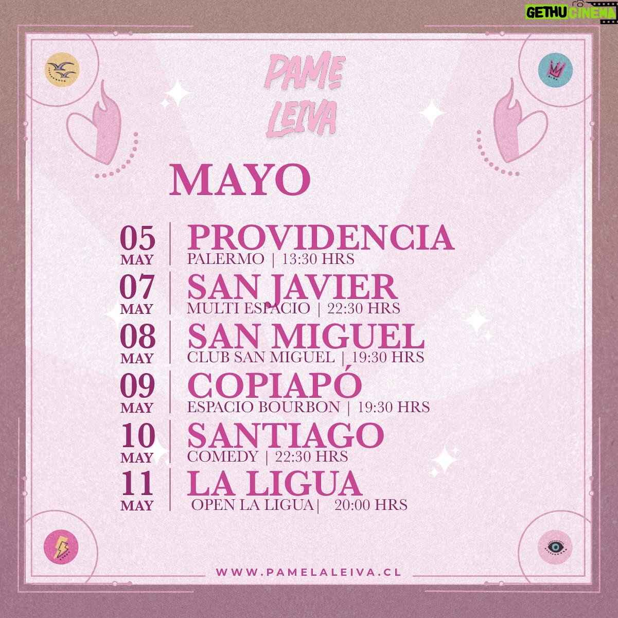 Pamela Leiva Instagram - ¡AMORAS ALERTA DE NUEVAS FUNCIONES📣📣! Porque ustedes lo pidieron, ya están disponibles los tickets para el SPN, un show Solo Para Nosotras❤️🔥🔥. 🥳 Desliza y conoce las fechas que tenemos para ti. En el link de mi Bio ⭐️www.pameleiva.cl⭐️, encontrarás todos los lugares en los que estaré con el SPN. No se lo pierdaaaaan 🤩🤩🤩 ¿A quienes veo en las próximas fechas?