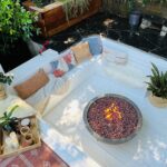 Paola Nuñez Instagram - Decidimos cambiar nuestro jacuzzi por un fire pit deck.