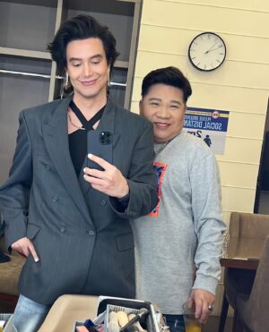 Paolo Ballesteros Instagram - With stepmom @allan_klownz 😅😂😘