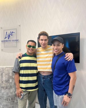 Paolo Ballesteros Instagram - Many thanks to @liftclinicph @dr_cyril_mitchel @jantancon @baby🤭 for today! Nice seeing you queens @princemarell @eva_lequeen all the best sa dragcon! labyu🫶🏻❤️