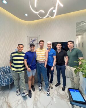 Paolo Ballesteros Instagram - Many thanks to @liftclinicph @dr_cyril_mitchel @jantancon @baby🤭 for today! Nice seeing you queens @princemarell @eva_lequeen all the best sa dragcon! labyu🫶🏻❤️