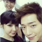 Park Bom Instagram - @repost 강준이와 함께 뒤에 feat.울민우