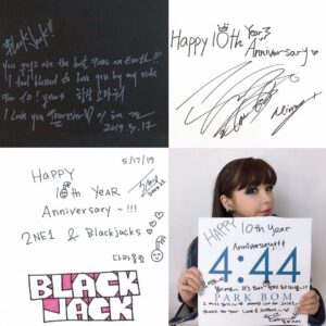 Park Bom Instagram - 2ne1❤️😭 #2ne1 @dnation_official #dnation #디네이션 #박봄 #parkbom #bompark #ぼム #朴春‎#بارك_بوم#TheBom#bomshell#happy2ne110thanniversary#10yearswith2NE1