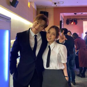 Park Jin-joo Instagram - 디렉터스컷 어워즈에서 김성철과🏆