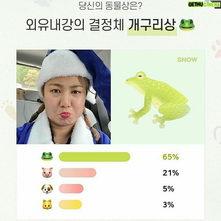 Park Na-rae Instagram - 내가 바로 써니따라쟁이 ㅎ 이제야 써니랑 궁합이 맞네 꽃돼지상하고 고양이상인데 개구리에 겨우 맞췄네 그나저나 내년에 이불킥이라니... 침대 위에 메시가 되겠구나 하아..