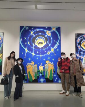 Park Na-rae Instagram - #축하합니다 #기안84 #오빠첫전시회 #풀소유