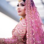 Parsa Evana Instagram - A bride is a symbol of hope and happiness ✨ Makeover - @siera.salon Outfit- @anzara.official Thank you Ahmed Momo apu for the beautiful makeover ❤️
