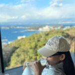 Patcharasri Benjamas Instagram - อากาศเย็น ออนเซ็น เห็นหมี 🐼🍵🚙🗻⛩️♨️#KalamareJapan