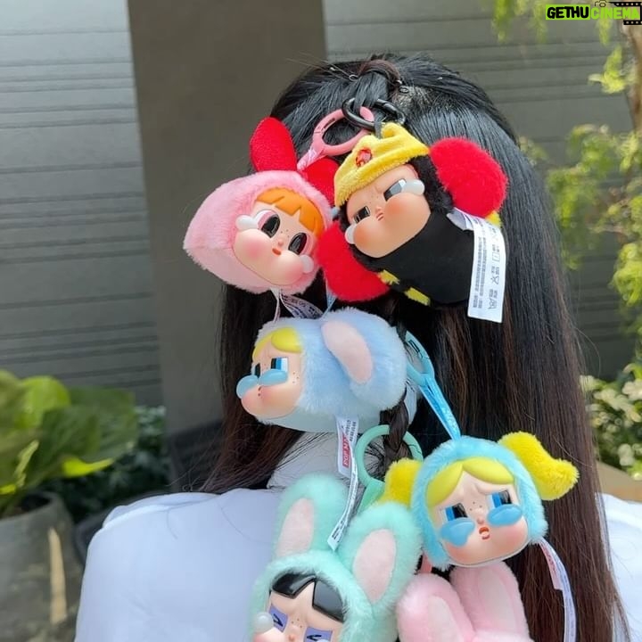 Patcharasri Benjamas Instagram - อย่าหาทำ!! เกร็งคอจะปวด😂 #crybabypowerpuffgirls