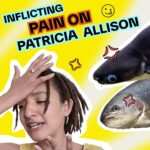 Patricia Allison Instagram - Are you a flapper, flopper, or a flincher? Somehow, these little fishies think we’re immune to suffering… 🤕 Will @trishallison rise to the bait? 🎣 #AnimalsInTherapy #ReconnectWithNature #OceanLife #OceanWildlife #SunFish #AngelFish #MarineWildlife