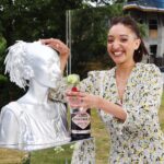 Patricia Allison Instagram - HEY beauties ✨ im super excited to share with you today my CURIOUS IDOL live on Bernie Spain Gardens in Southbank - it’s ma head man! 🌸 To help celebrate the launch of #HendricksFloraAdora and the wonderfully curious pollinators that inspired this divine liquid, @hendricksgin have immortalised three of the curious minds shaping this century (INCLUDING ME!) 🦋 Curiosity is implicit to change and we can only grow if we seek out new wonders… Check out my installation, designed by the talented @elliottrooney, all this week on Bernie Spain Gardens, London’s South Bank. I might see you there… #AD #HendricksCuriousIdols