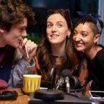 Patricia Allison Instagram – Wanna know what’s so funny?
Check out Behind The Filter on @bbciplayer it’s already up & streaming.
Shot pre covid: so don’t be alarmed at our closeness; take comfort in it 🤘🏾🧡
@phoebewalshx @edwardbluemel @omalikofficial 💫