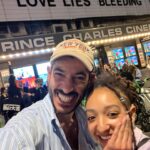 Patricia Allison Instagram – Date day/night! #livelaughloveliesbleeding #loveliesbleeding