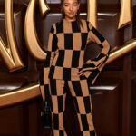 Patricia Allison Instagram - Had lots of fun in the London premiere of WONKA ✨ well done to cast & crew. Swipe to see me demonstrate how to truly eat from a chocolate fountain.. 😝 Shout out to my creatives: @carolinebarnesmakeup @alexandriastylist ✨✨✨ Outfit @awake_mode Bag @malonesouliers @WarnerBrosUK #WonkaMovie @RunRaggedUK 💋