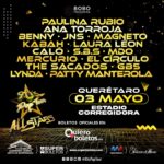 Patricia Manterola Instagram - ¡La lluvia de estrellas llega a QUERÉTARO!⭐️ Nuestra alineación #AllStars🎤✨ arriba este 3 de MAYO al ESTADIO CORREGIDORA 💥La FIESTA NOVENTERA iluminará tierras Queretanas con su NUEVA edición que no te puedes perder🎉🕺⭐️ ¡Conoce a las estrellas que formarán parte de esta noche tan especial! ¡No te puedes quedar fuera! 🤩 🎟️BOLETOS DISPONIBLES EN @superboletosmx o adquiere tu EXPERIENCIA VIP ⭐️ en @quieroboletosoficial