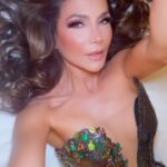 Patricia Manterola Instagram - Makeup: @emmanuelgrandelopez Dress: @angelfarfalla