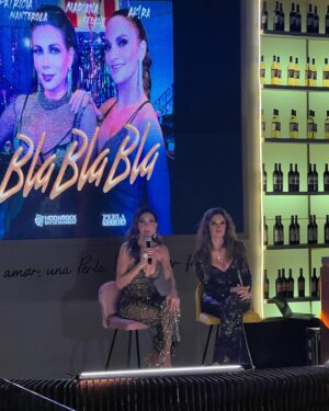 Patricia Manterola Instagram - Hoy presentación oficial de nuestro video #blablabla con mi hermosa @patriciamanterola gracias a @perlanegra.mxx y a todos nuestros amigos de los medios por acompañarnos! ❤️ @artflandes @johnymonteroo @nicopr.mx @tavonito98
