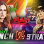 Patricia Stratigeas Instagram - Last time I was in Winnipeg I beat someone in 4 seconds … and tonight I’ll make quick work of you too Lynch. Just. Like. That. 🫰🏼 Dem GOAT tingz… #TheRematch #WWERaw 📽️by the GOAT of video tingz @chrisriddle