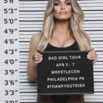 Patricia Stratigeas Instagram – The #BadGirlTour is coming to Philly for the Biggest WrestleMania of ALL TIME. I’ll be there. Will you? 
@primetimeappearances 

Click #linkinbio for signing deets   tickets 🎟️