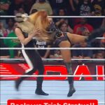 Patricia Stratigeas Instagram - Well that was fun while it lasted. Thanks @zoeystarkwwe… 🙄👎 #WWERaw