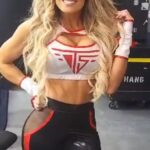 Patricia Stratigeas Instagram - Gear appreciation post! A @iammikaze original! Thanks Sarath - I love this gear … being in Winnipeg it had a little nod to Canada and was a modernized version of some of my old gear styles. Loved how it came together - and rather last minute too but came out absolutely perfect. You’re a total pro. Thanks @beautybyjett for the glam and @themickeyfitzpatrick coming in for the hair! What a tag team!!😘