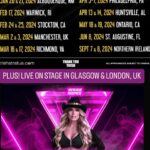 Patricia Stratigeas Instagram - Loved seeing how happy you guys were when we dropped our additional dates for the 2024 #BadGirlTour! Hopefully we are coming to your city! I have heard from some of you who were 😔 that we didn’t book your city - if that’s the case, hit up this man - @gilbertboyas! He is the man behind @primetimeappearances and the man behind getting me to you! We loved hearing from you guys - you literally dictated my whole 2024 Bad Girl Tour!! If your city isn’t listed and you want us to come to you … let us know in the comments below! Nothing makes me happier than meeting all my Stratspherians ♥️ Swipe to see 2024 dates!